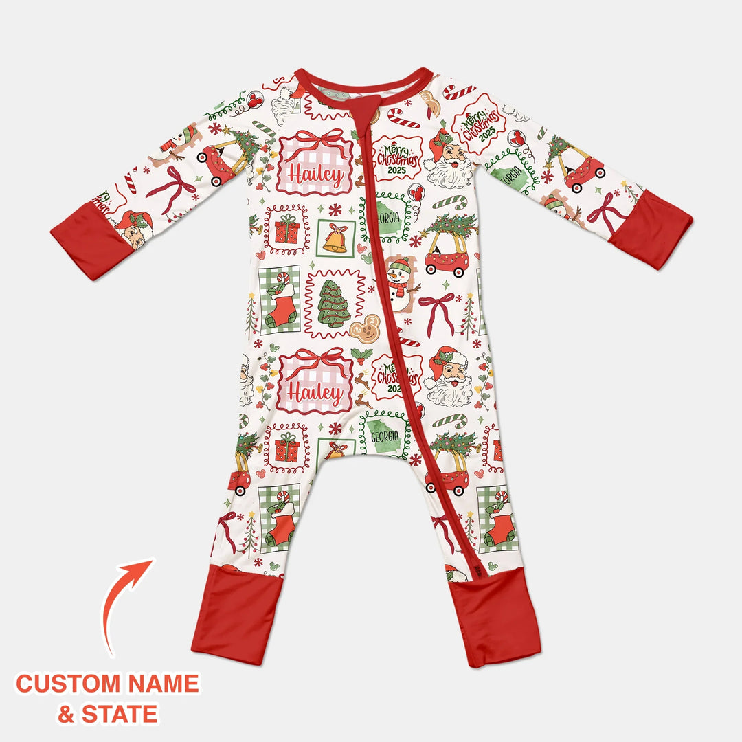 The Little Retro Dreamer Merry Christmas 2025 Convertible Zippy , The Little Retro Dreamer Merry Christmas 2025 Convertible Zippy - 0-3M