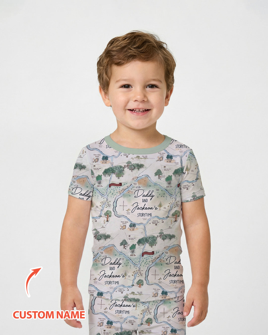 Zweiteiliges, kurzärmliges Pyjama-Set mit Marienkäfern