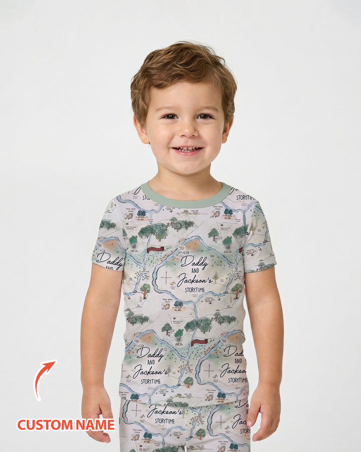 Zweiteiliges, kurzärmliges Pyjama-Set mit Marienkäfern