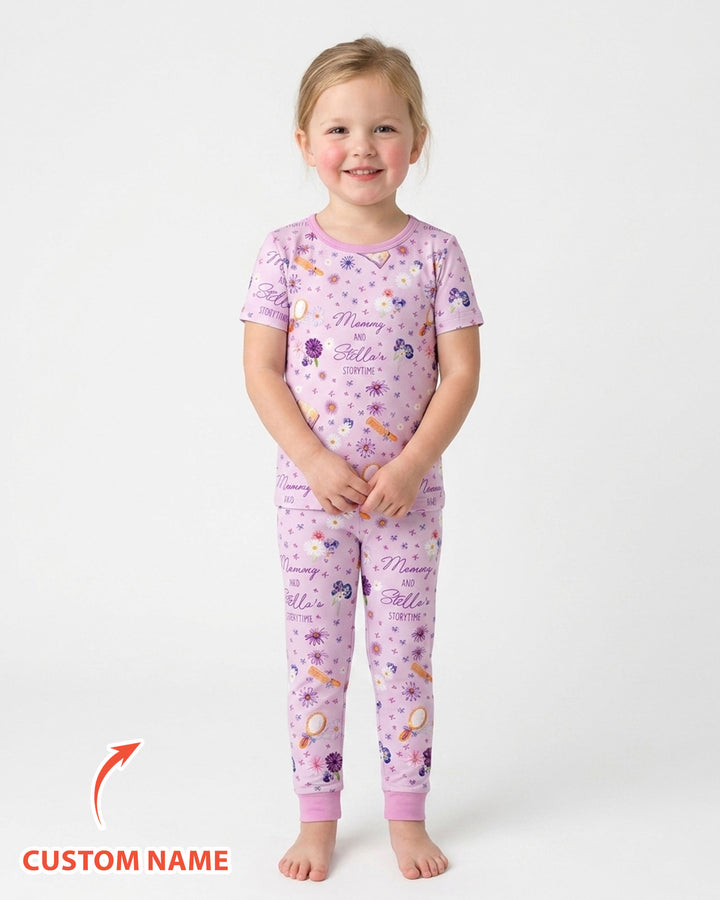 Zweiteiliges, kurzärmliges Pyjama-Set mit Marienkäfern