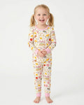 Hooked on Learning Bamboo Two Piece Long Sleeve Pajama Set