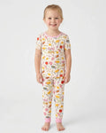 Zweiteiliges, kurzärmliges Pyjama-Set mit Marienkäfern