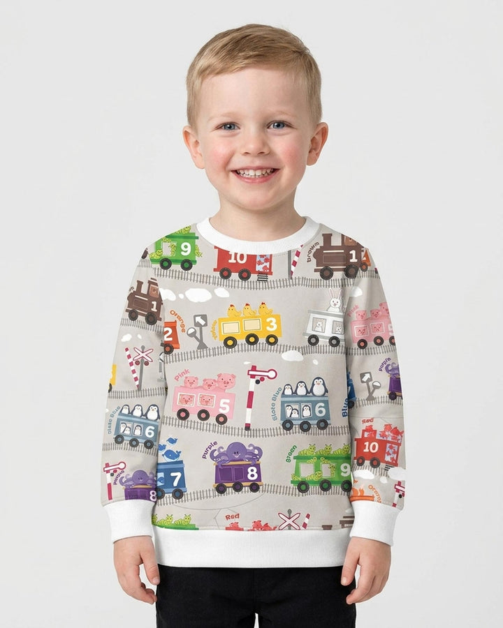 Sweatshirt mit Rundhalsausschnitt aus Bambusfaser