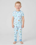 Shark School Bamboo Two Piece Short Sleeve Pajama Set