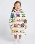 Color Train Bamboo Blanket Hoodie