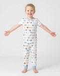 The Physics Alphabet Bamboo Two Piece Short Sleeve Pajama Set