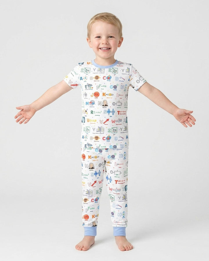 Zweiteiliges, kurzärmliges Pyjama-Set mit Marienkäfern