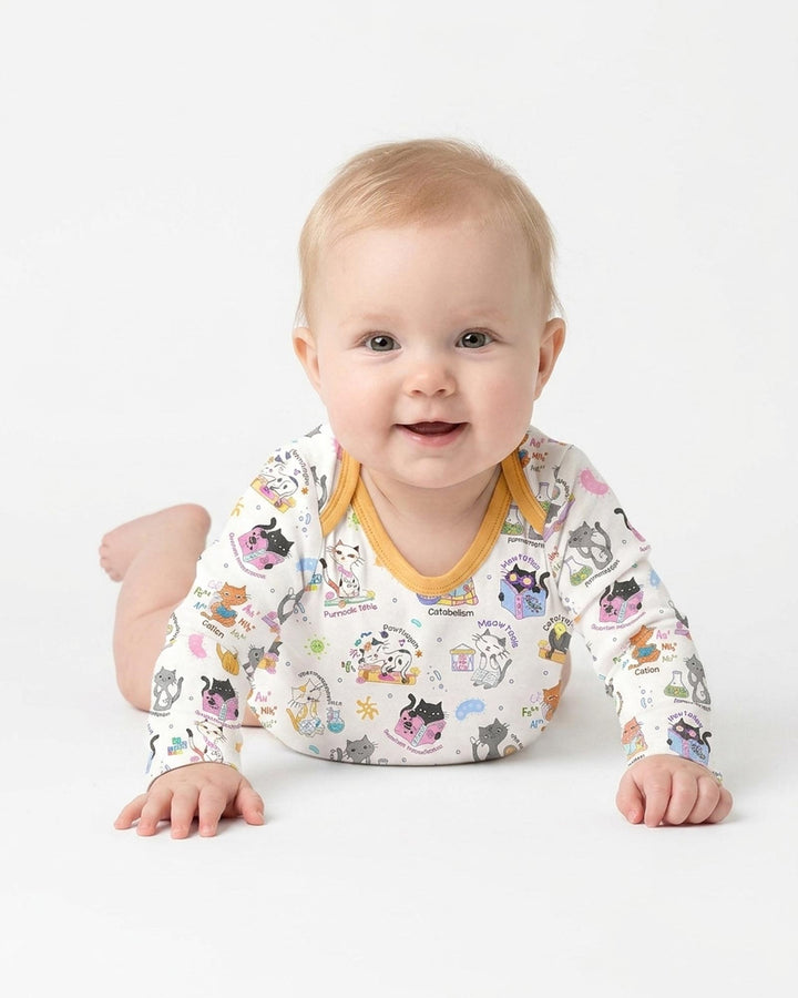 Gerippte Babykleidung mit individuellem Foto - Weich &amp; Skizzenhaft