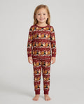 Farm Chicken Christmas Bamboo Two Piece Long Sleeve Pajama Set