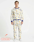 plantilla de Conjunto de Pijama de Bambú Personalizado para Hombre