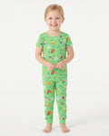 The World Cup Soccer Animals Bamboo Two Piece Short Sleeve Pajama Set