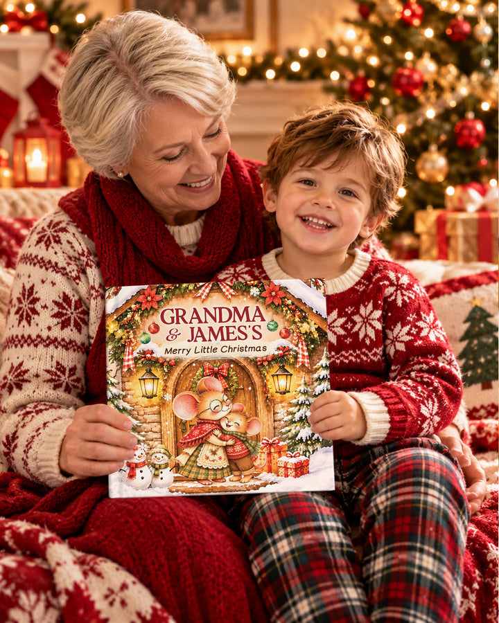 Personalized Grandma & Grandchild Christmas Book