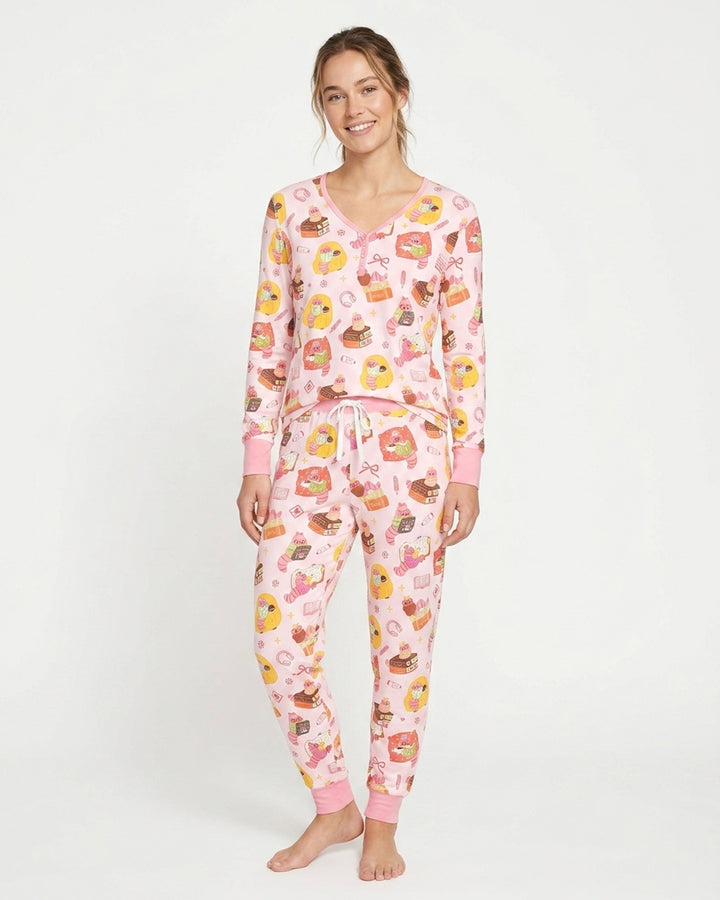 Vorlage Bambus Damen Pyjama Set