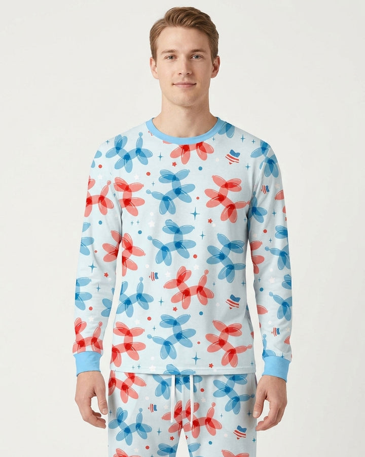 plantilla Conjunto de Pijama de Bambú para Hombre