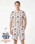 Soccer Squad 2026 Bamboo Men Short Sleeve Short Pajama Set