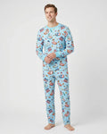plantilla Conjunto de Pijama de Bambú para Hombre