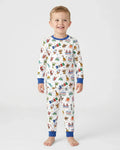 Conjunto de pijama de dos piezas de bambú de manga larga