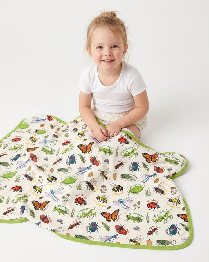 Bug Learning Bamboo Blanket