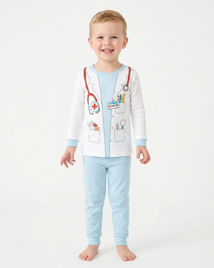 Future Doctor Bamboo Two Piece Long Sleeve Pajama Set