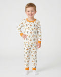 Silly Goose Playing Basketball Bamboo Two Piece Long Sleeve Pajama Set