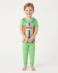 Zweiteiliges, kurzärmliges Pyjama-Set mit Marienkäfern