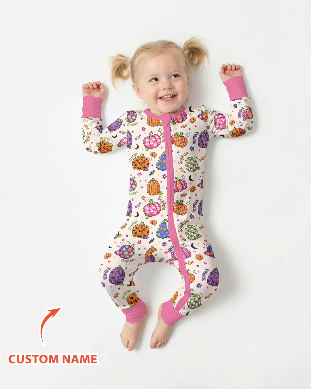 Boo-tiful Pumpkins Bamboo Convertible Zippy
