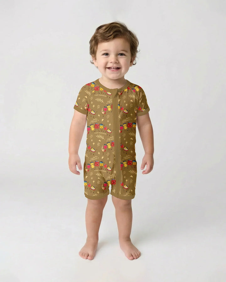 Let's Celebrate Rosh Hashanah Bamboo Shorty Zippy