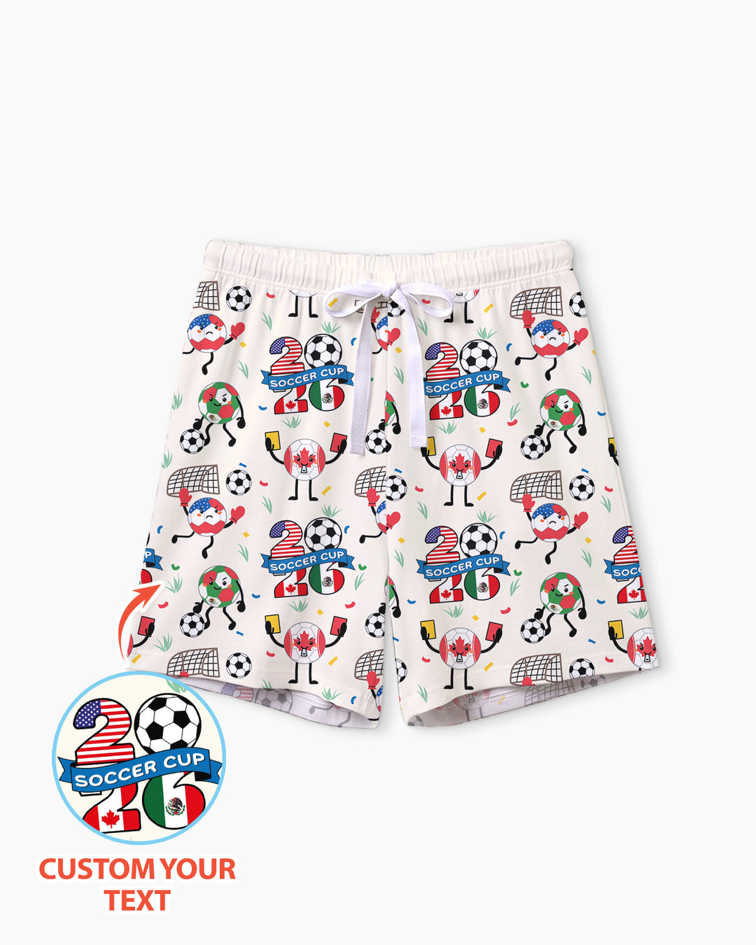 Soccer Squad 2026 Bamboo Women Short Sleeve Short Pajama Set