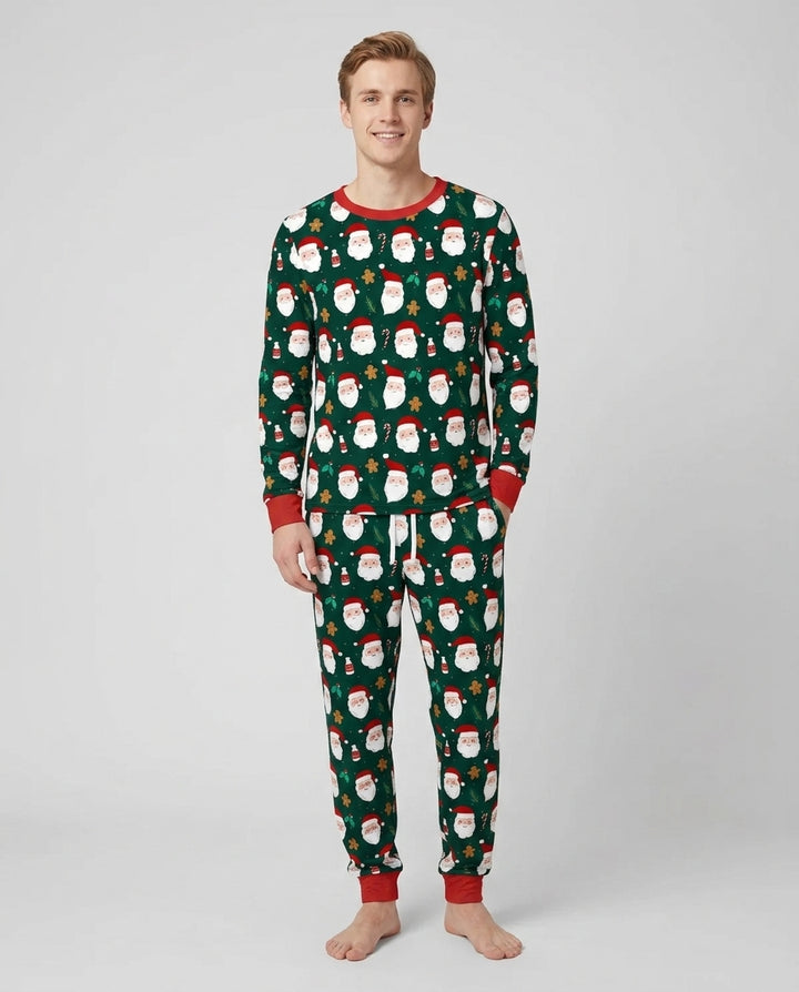 Christmas Sweet Santa Bamboo Men's Pajama Set