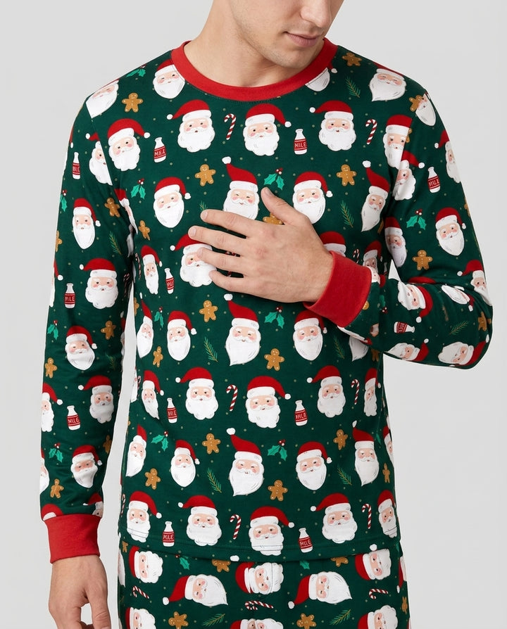 Christmas Sweet Santa Bamboo Men's Pajama Set