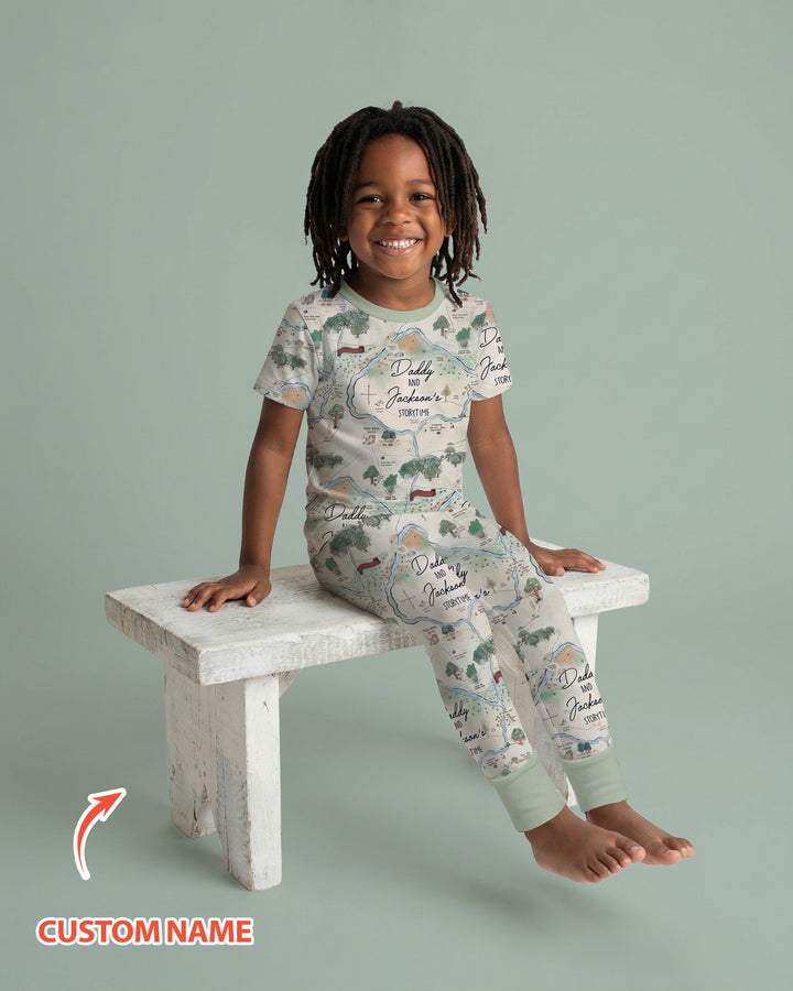 Zweiteiliges, kurzärmliges Pyjama-Set mit Marienkäfern
