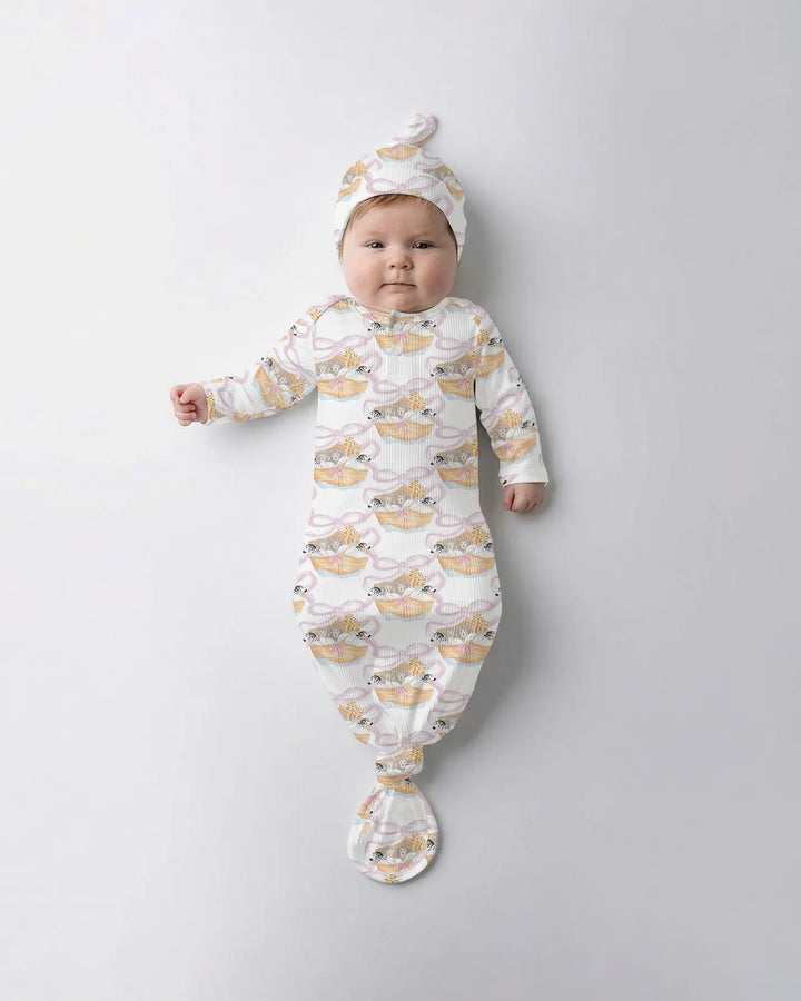 Vestido anudado de bambú Luciérnagas
