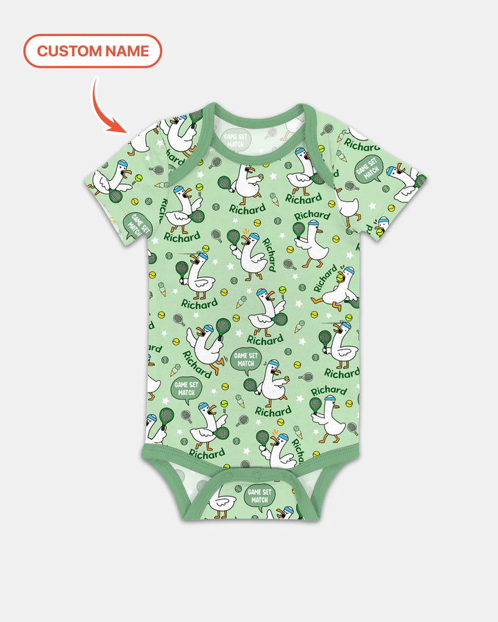 Gerippte Babykleidung mit individuellem Foto - Weich &amp; Skizzenhaft