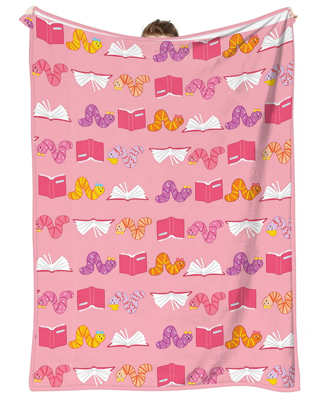Bookworm Family Matching Bamboo Blanket