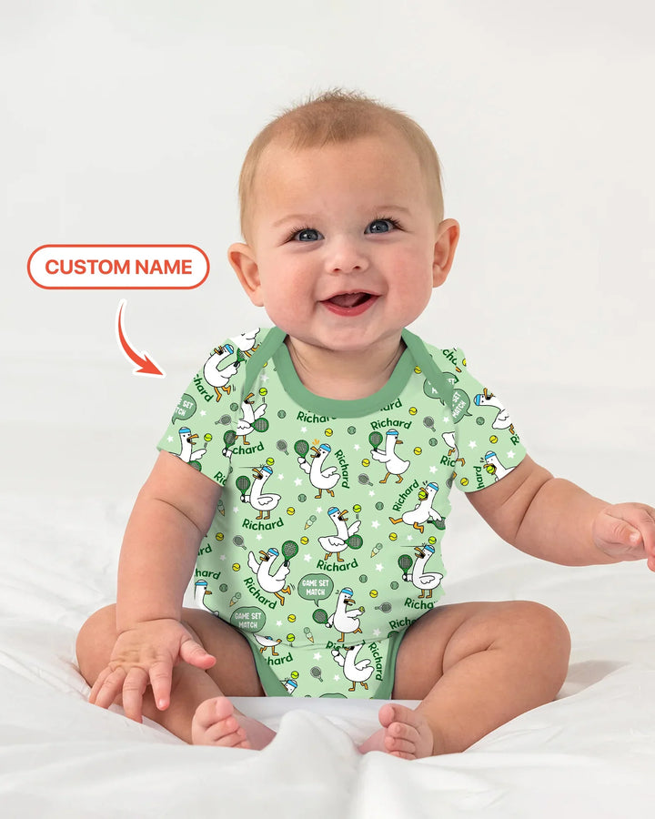 Gerippte Babykleidung mit individuellem Foto - Weich &amp; Skizzenhaft
