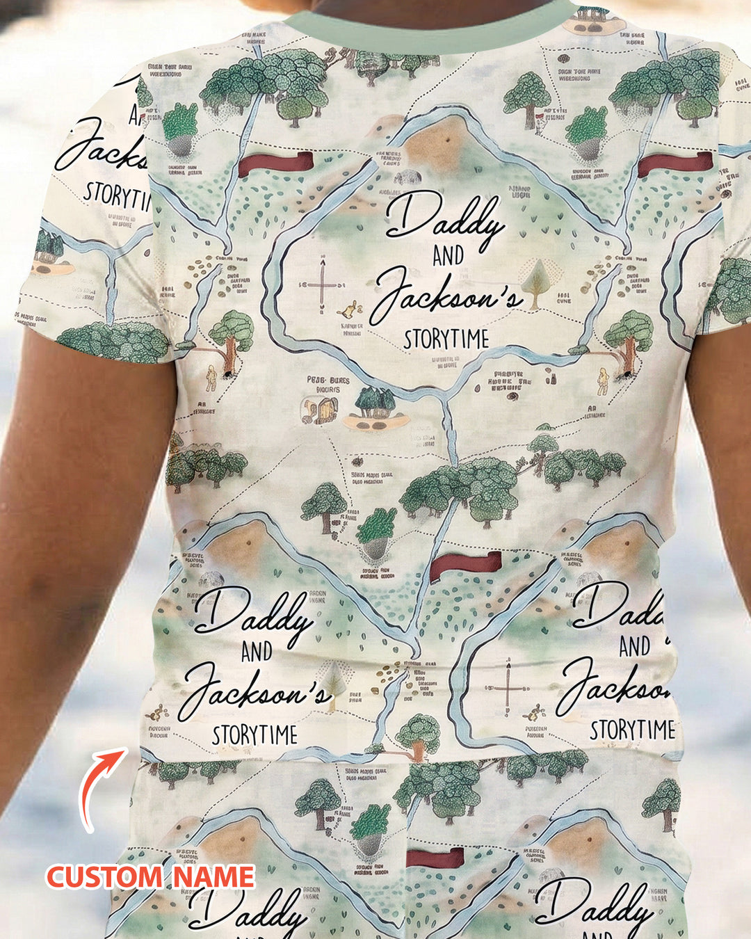 Zweiteiliges, kurzärmliges Pyjama-Set mit Marienkäfern
