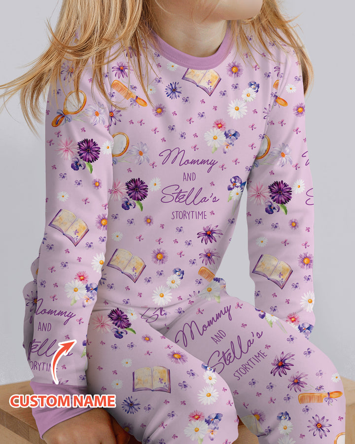 Conjunto de pijama de dos piezas de bambú con mangas largas, plantilla PERSONALIZADA