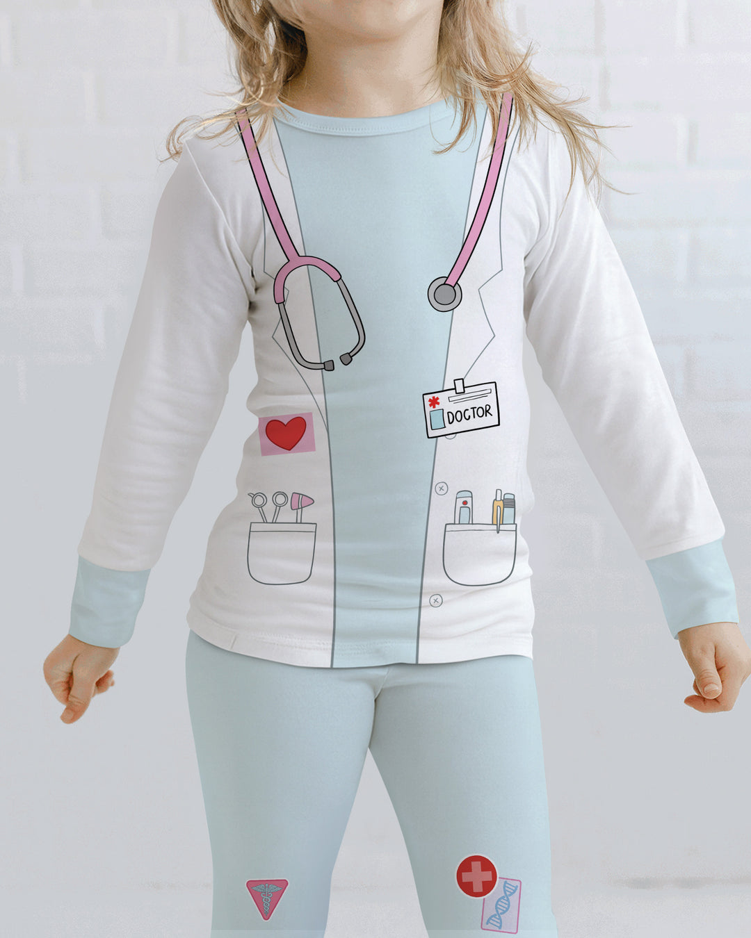 Future Doctor Bamboo Two Piece Long Sleeve Pajama Set