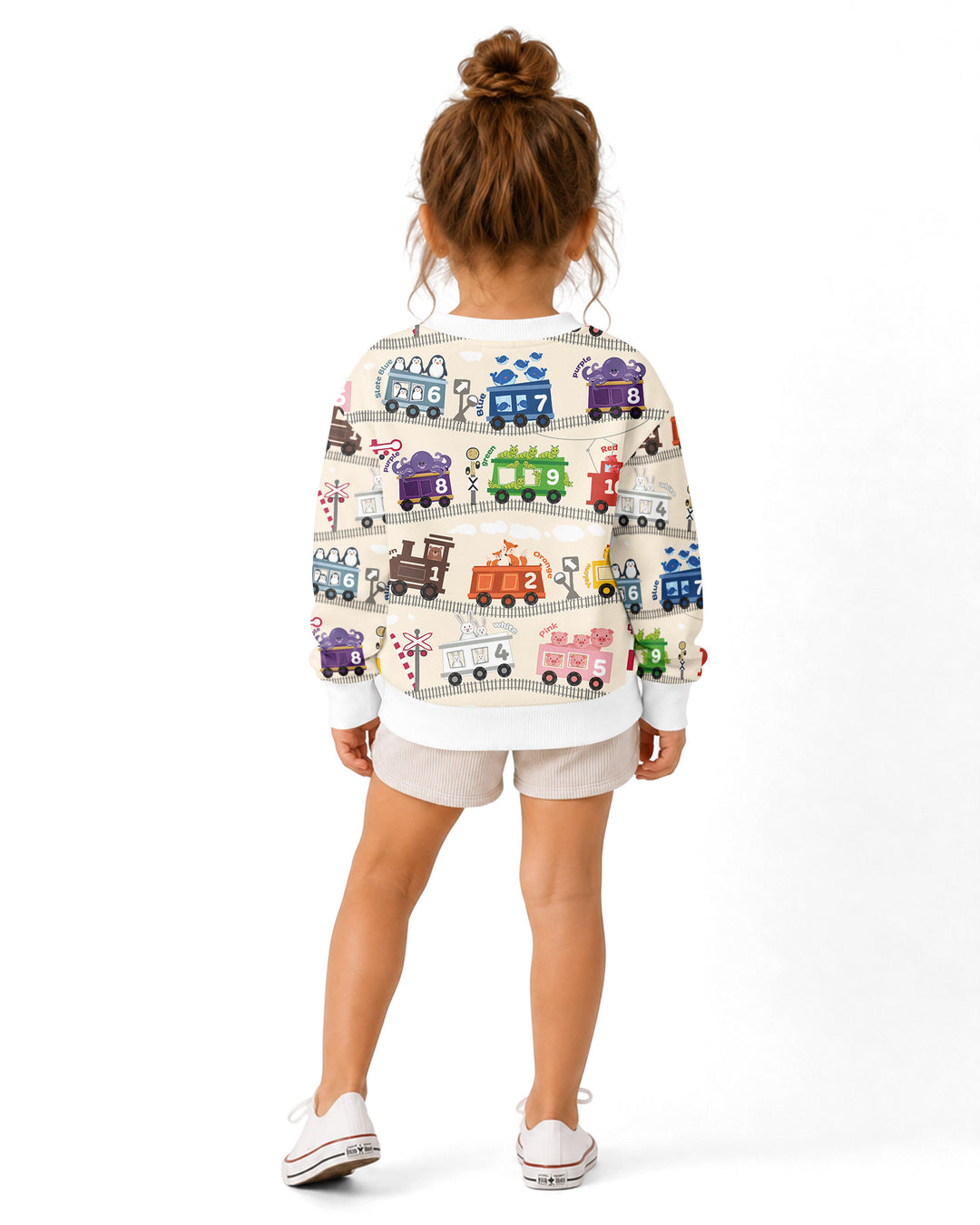 Sweatshirt mit Rundhalsausschnitt aus Bambusfaser