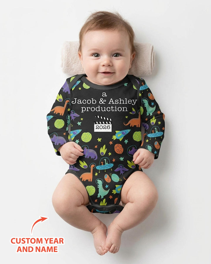 Baby Coming Soon Bamboo Bodysuit
