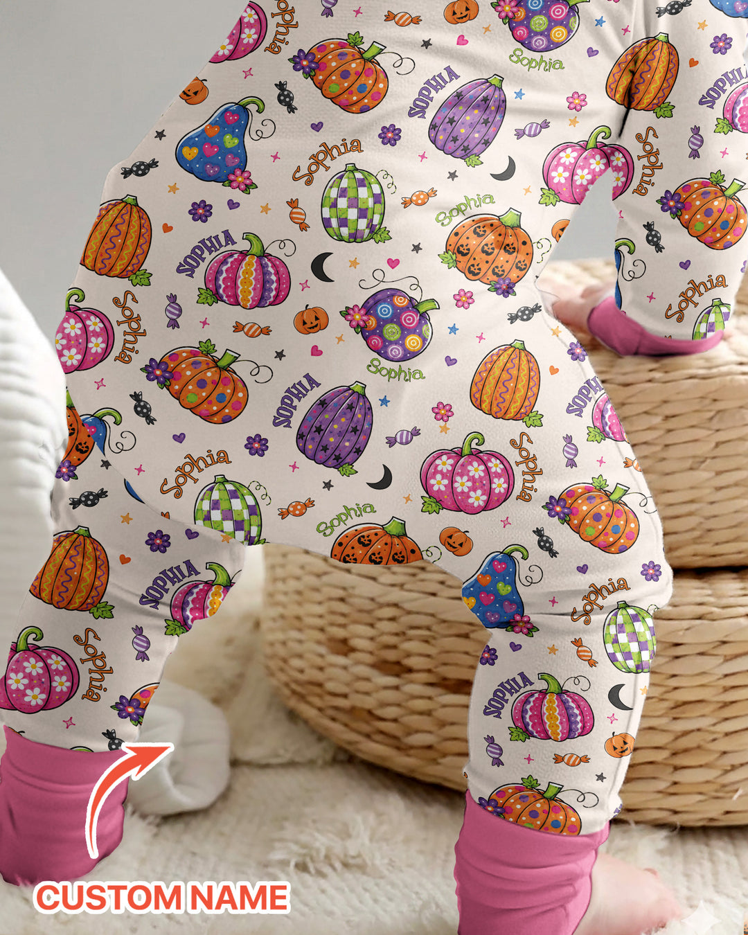 Boo-tiful Pumpkins Bamboo Convertible Zippy