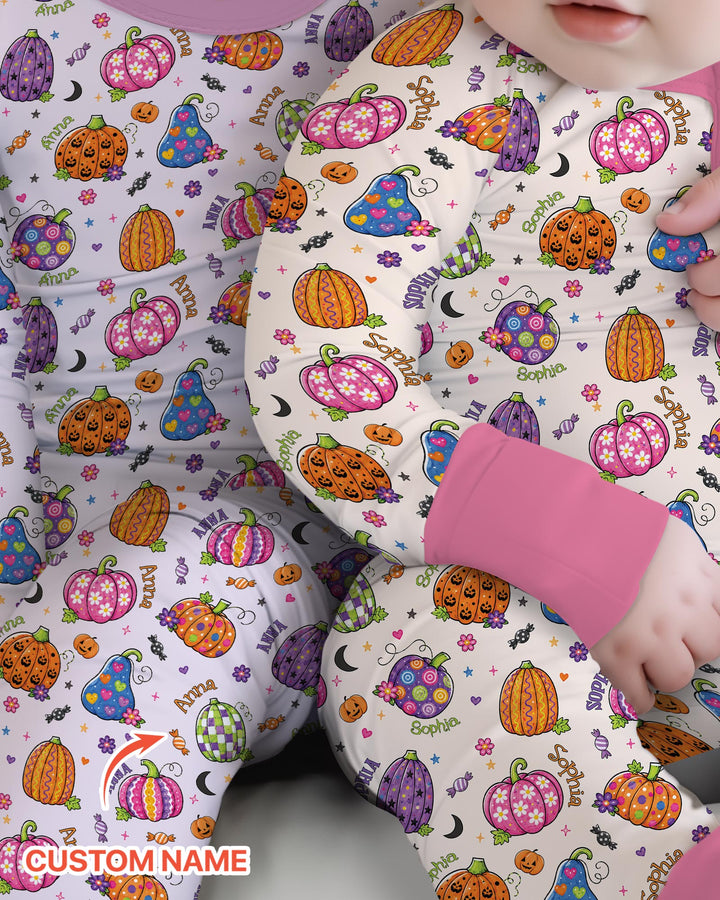 Boo-tiful Pumpkins Bamboo Convertible Zippy