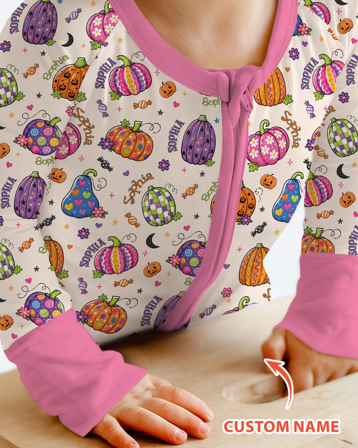 Boo-tiful Pumpkins Bamboo Convertible Zippy