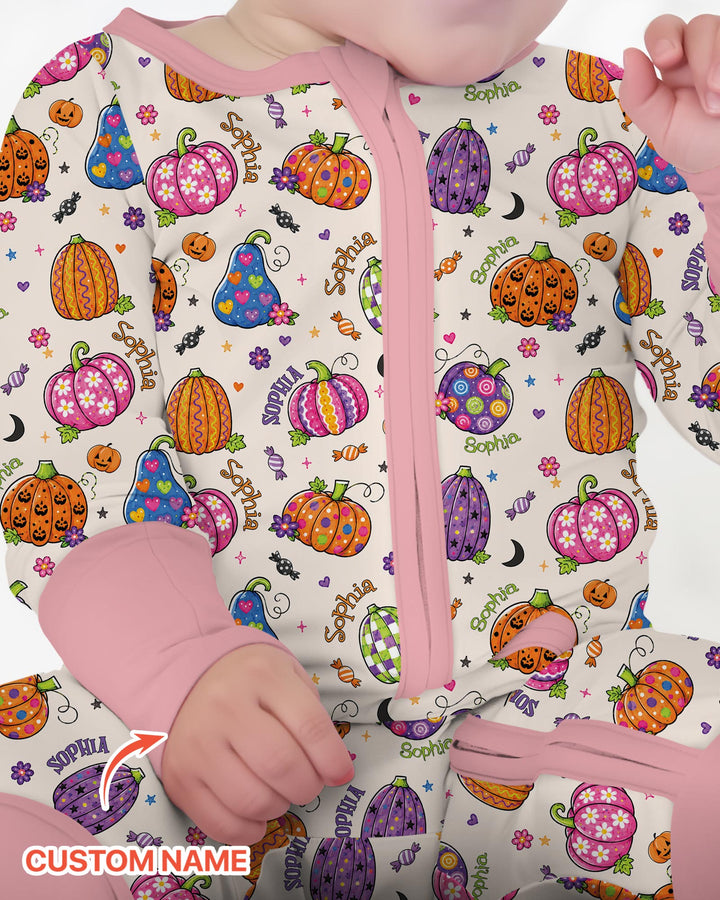 Boo-tiful Pumpkins Bamboo Convertible Zippy