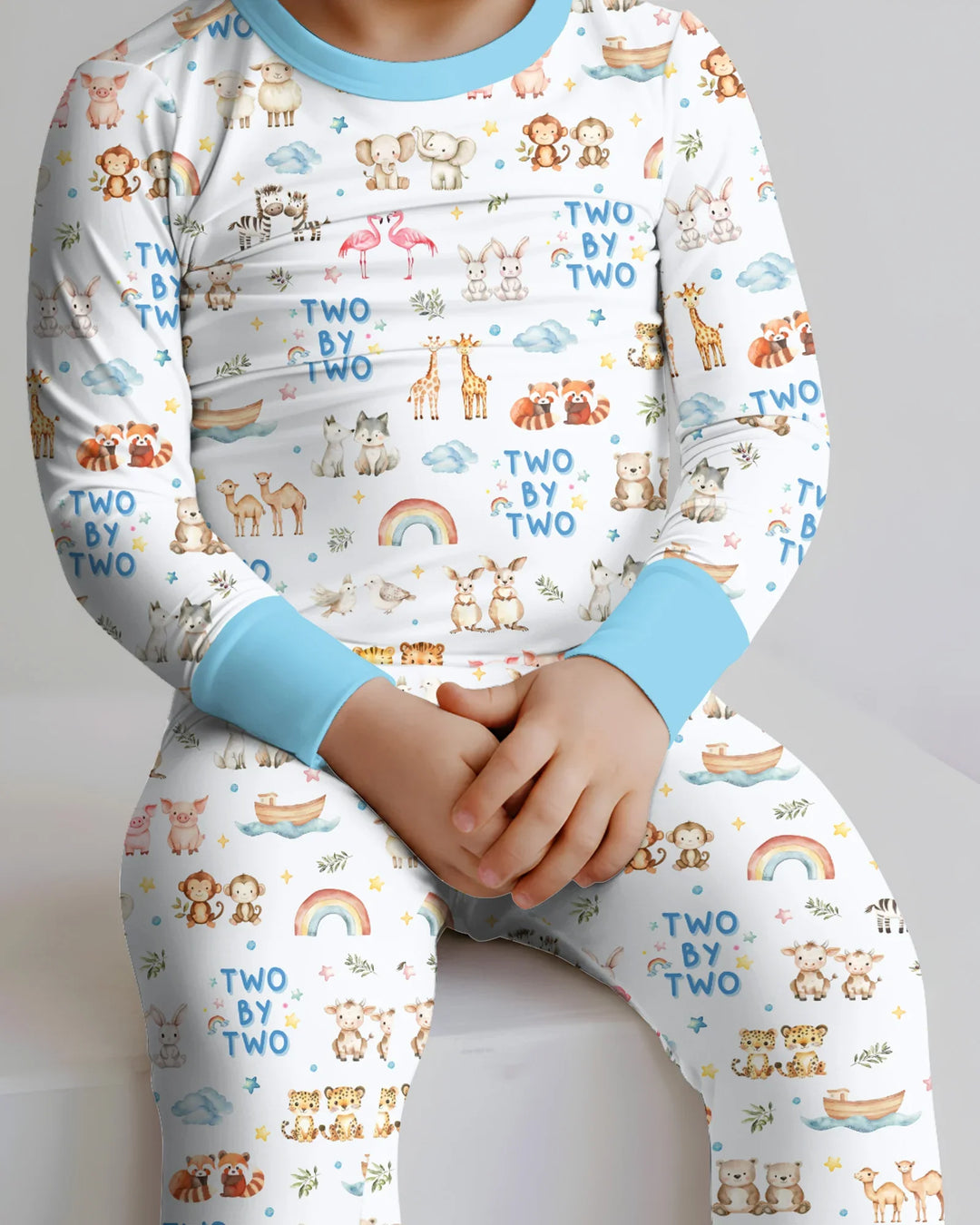 Two By Two Bamboo Two Piece Long Sleeve Pajama Set