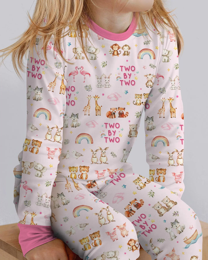 Two By Two Bamboo Two Piece Long Sleeve Pajama Set