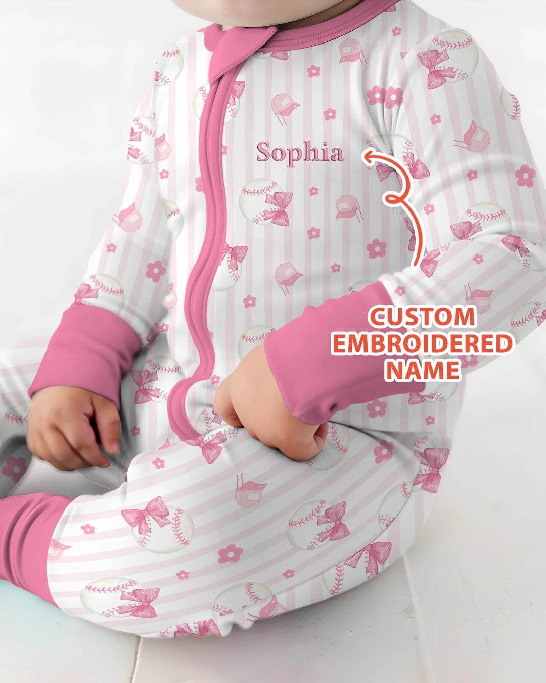 Gerippte Babykleidung mit individuellem Foto - Weich &amp; Skizzenhaft
