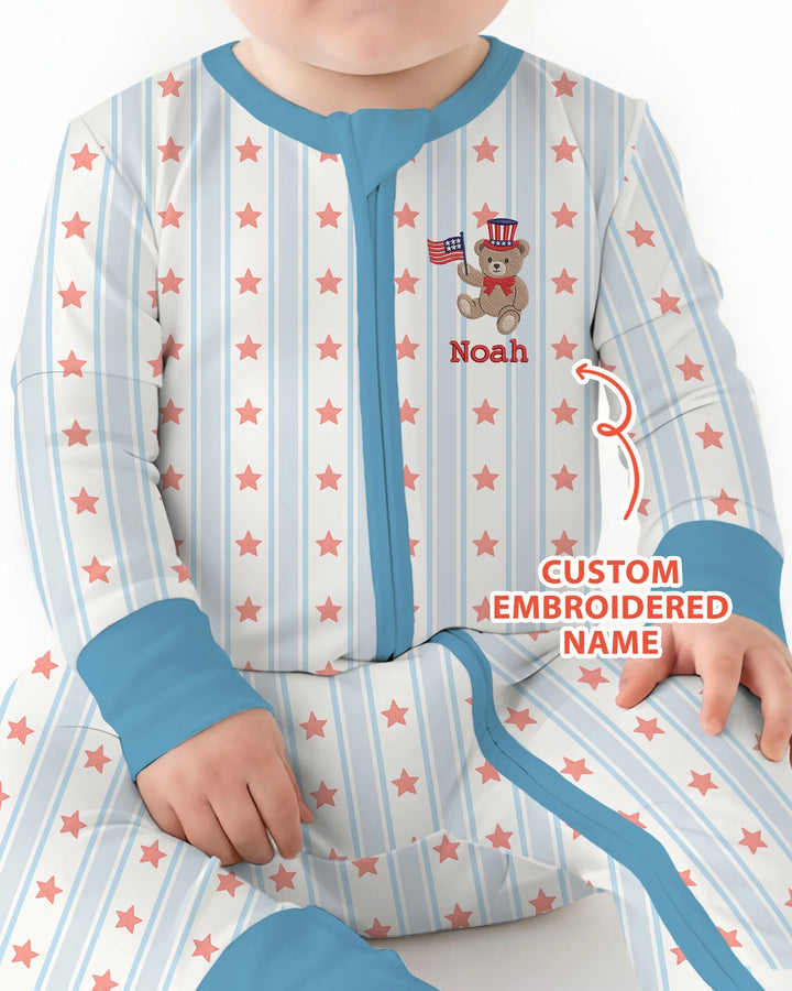 Gerippte Babykleidung mit individuellem Foto - Weich &amp; Skizzenhaft