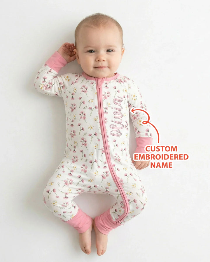 Gerippte Babykleidung mit individuellem Foto - Weich &amp; Skizzenhaft