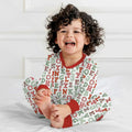 Alphabet Of Christmas Two Piece Long Sleeve Pajama Set , Alphabet Of Christmas Two Piece Long Sleeve Pajama Set - 12-18M